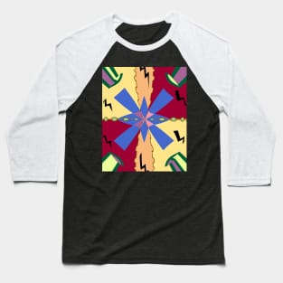 Party Ribbons Abstract Baseball T-Shirt